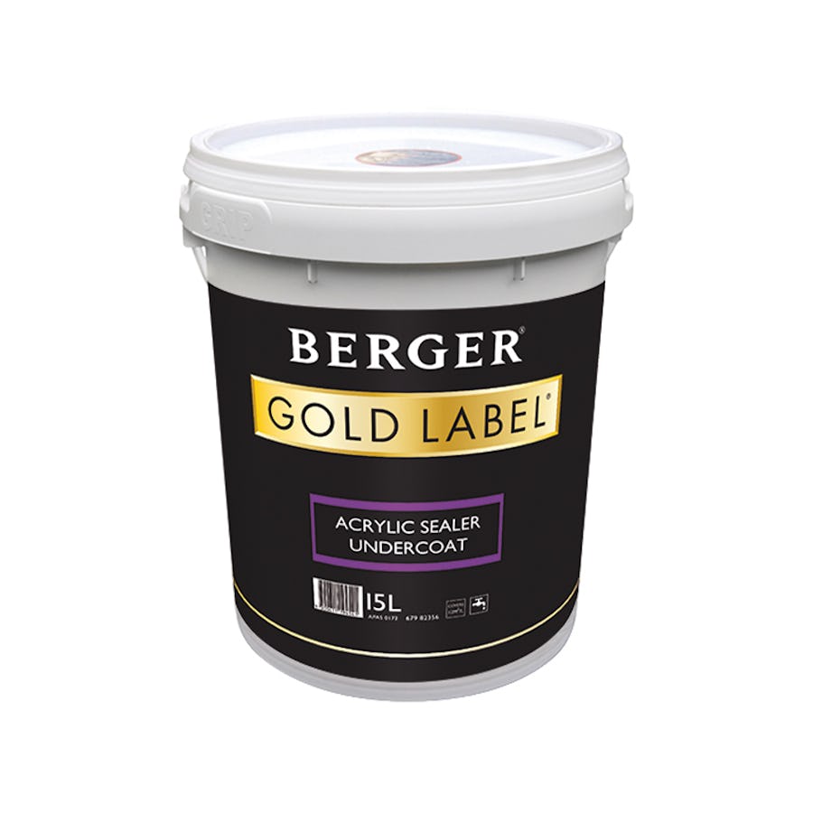 Berger Gold Label Acrylic Sealer Undercoat White 10L